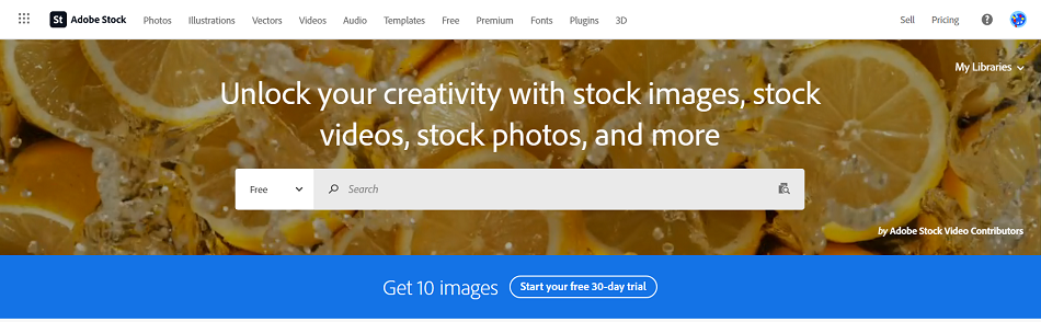 Adobe Stock library of images and photo