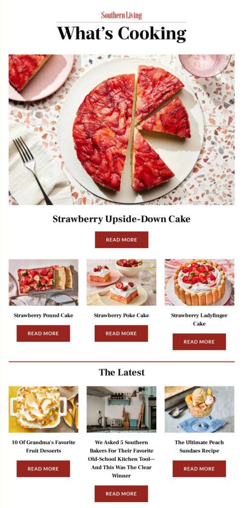 A good idea for an email campaign to coincide with Personal Chef Day or Delicious Food Day