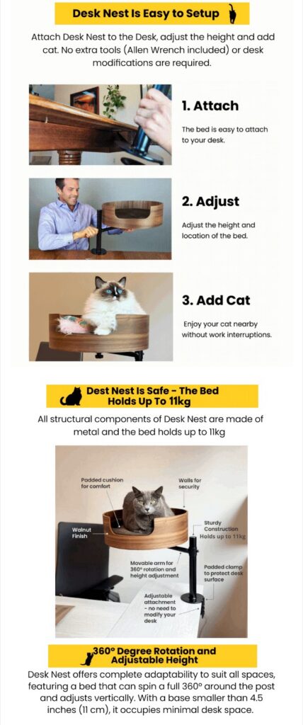 Screenshot 2 of a Lucky Pet Supplies email example 'Upgrade Your Cat's Favourite Spot with The Desk Nest—Now in Australia!'