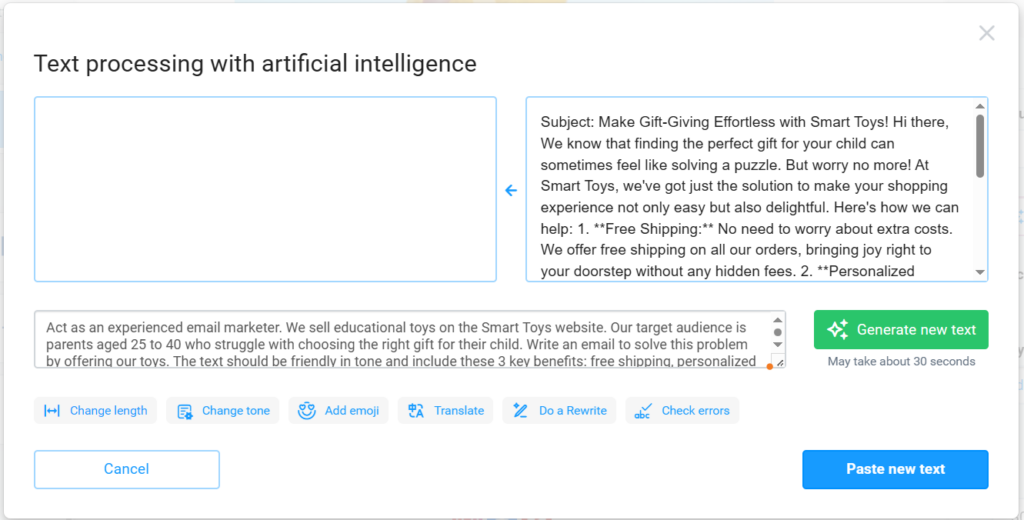 NiceSender AI Assistant: Writing Prompts for Standout Campaigns