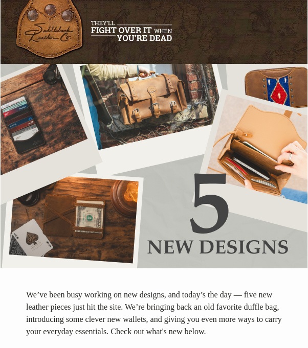 Example of a February Email Campaign