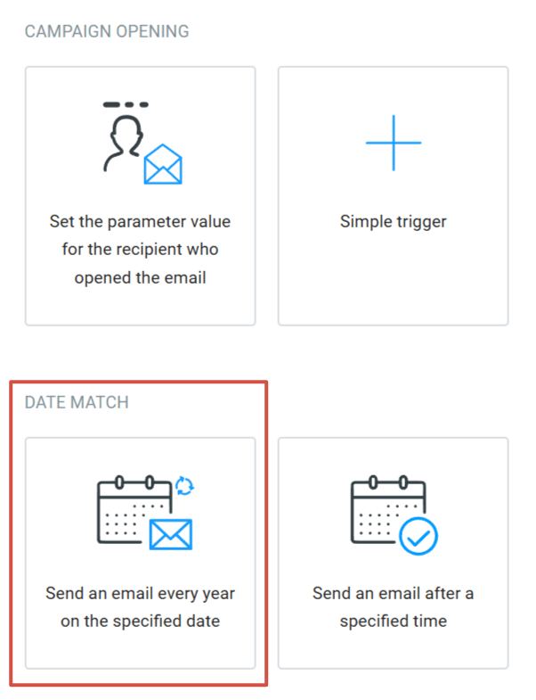 Email Triggers in NiceSender Account